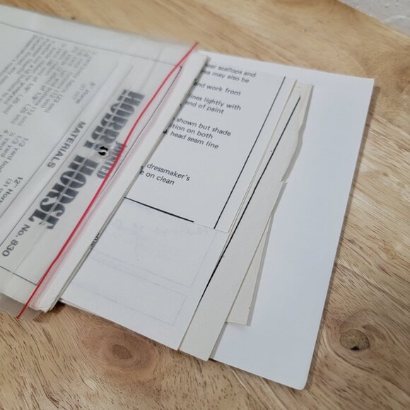 JOINTED HOBBY HORSE SEWING PATTERN Uncut - Picture 3 of 3